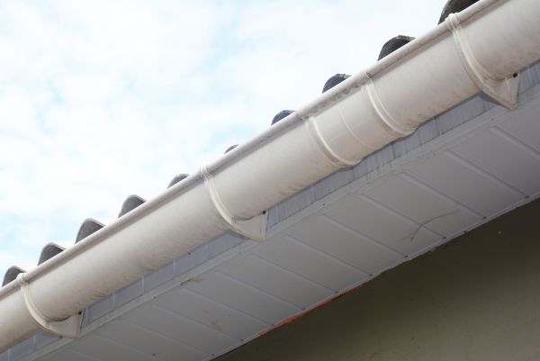 Plastic Gutter Installation in Belleville
